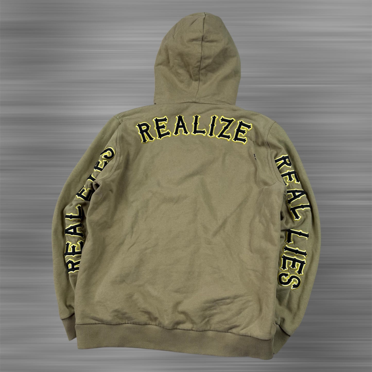 Givenchy Realize Real Eyes Real Lies Embroidered Zip Hoodie