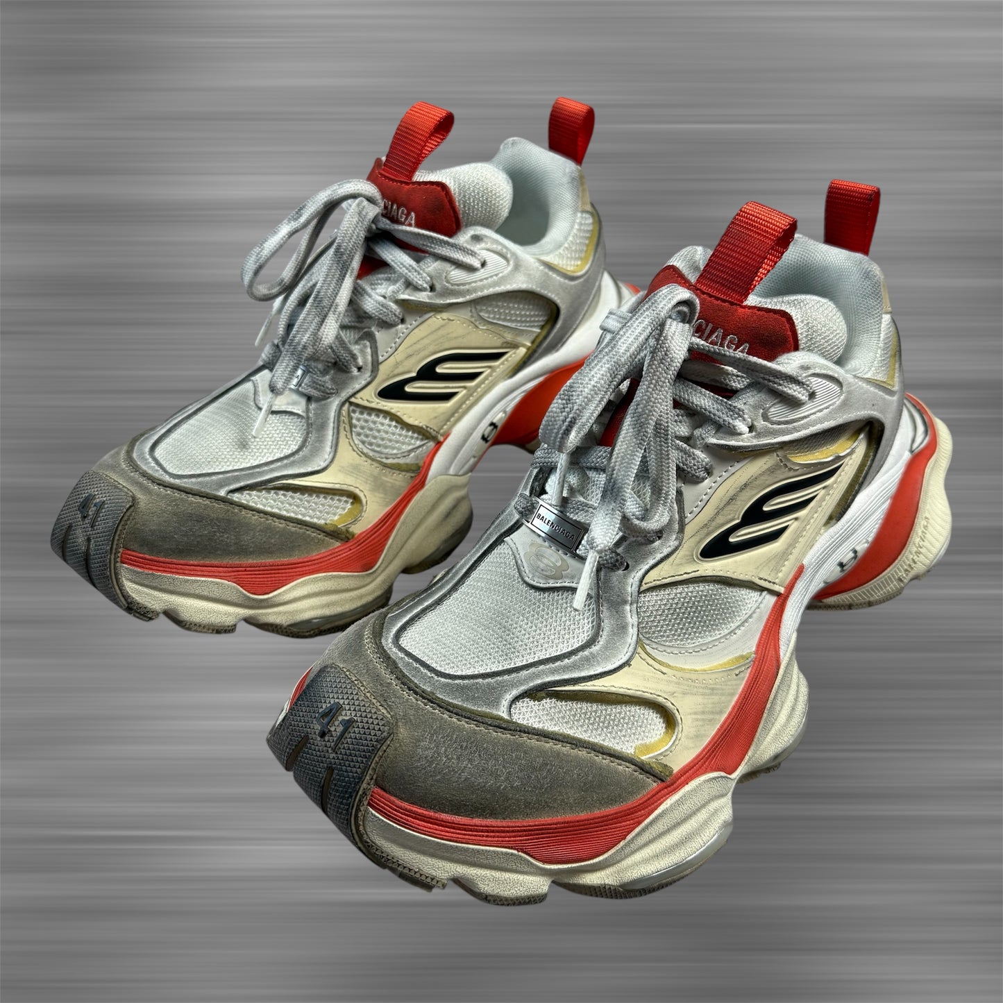 Balenciaga Cargo Distressed ‘Red/White’ Shoes