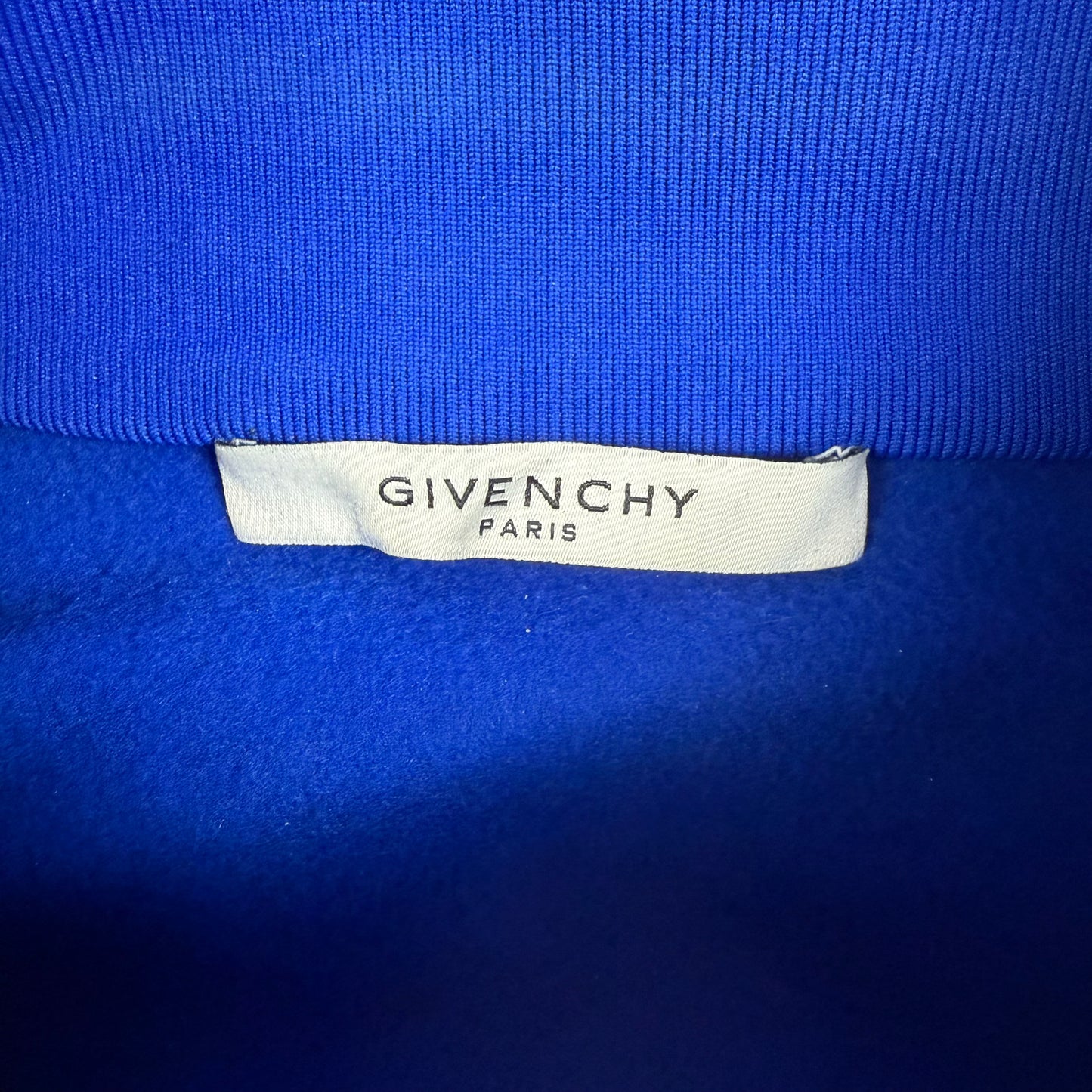 Givenchy Blue Logo Track Zip