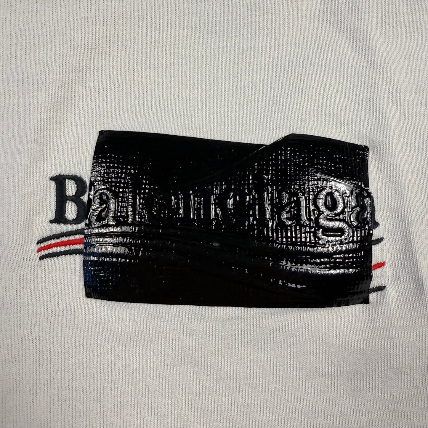 Balenciaga Gaffer Tapped Political Logo T-Shirt