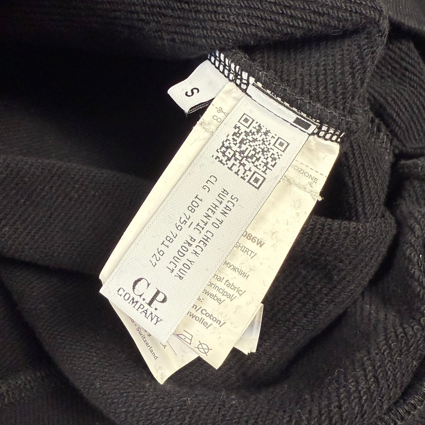 C.P. Company Lens ‘Black’ Crewneck