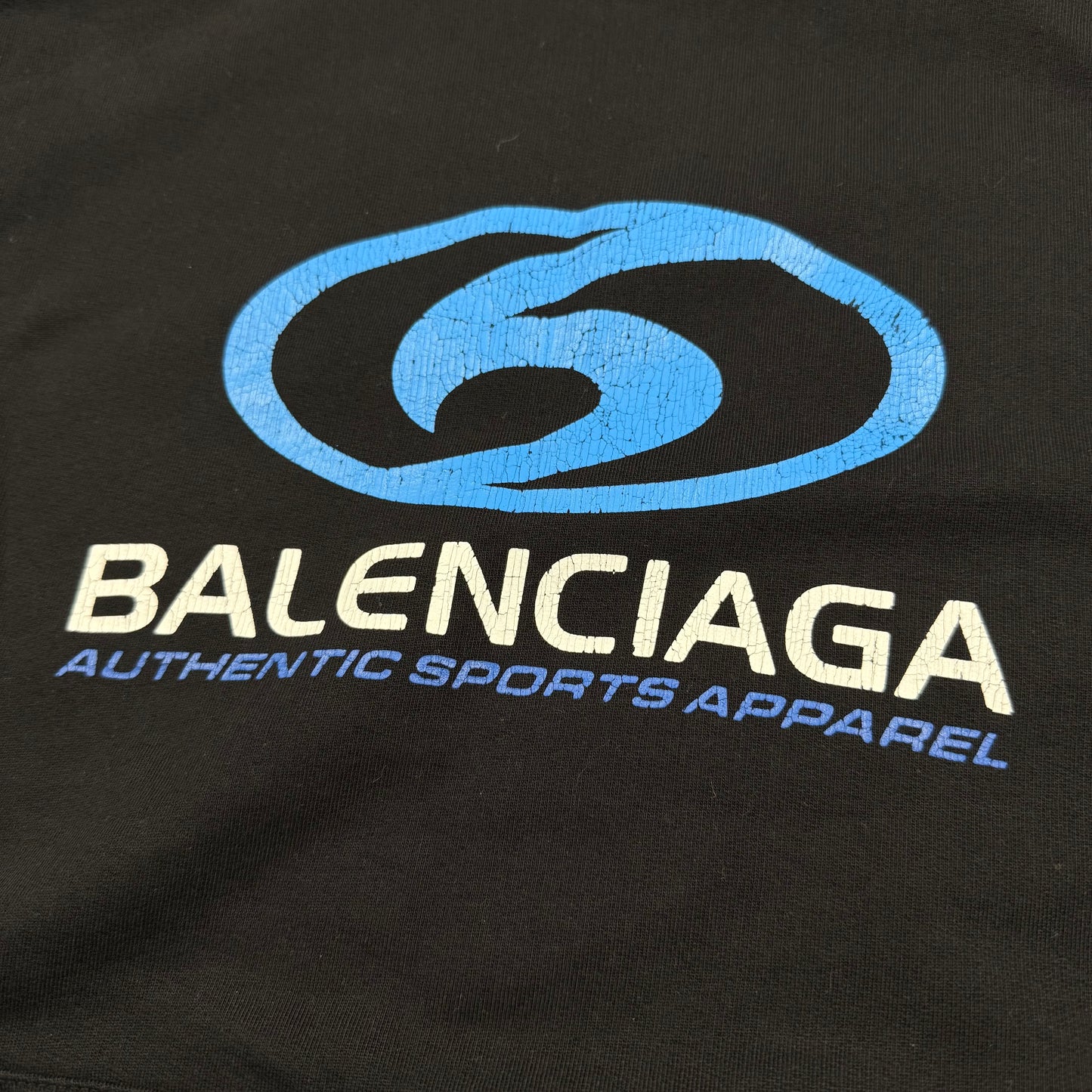 Balenciaga Surfer ‘Black’ Logo Hoodie