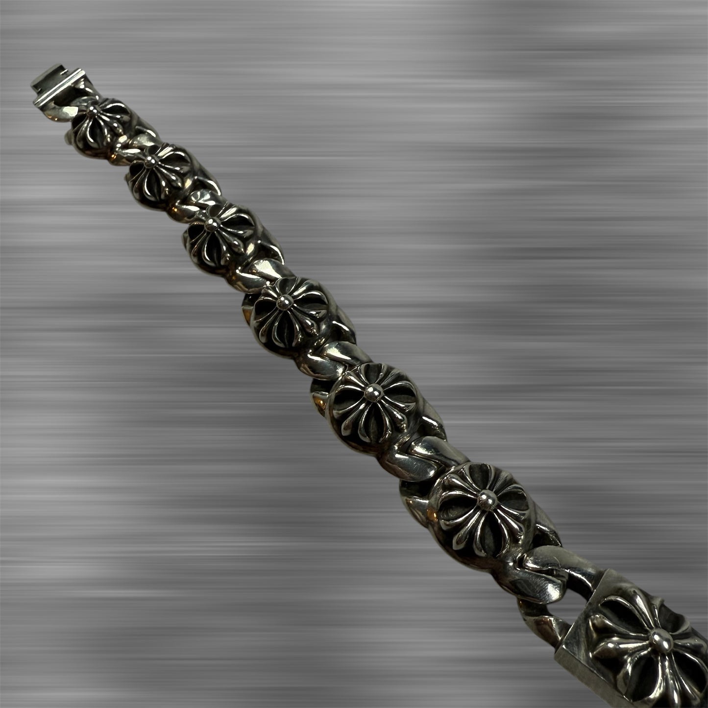 Chrome Hearts Fleur Cuban Bracelet