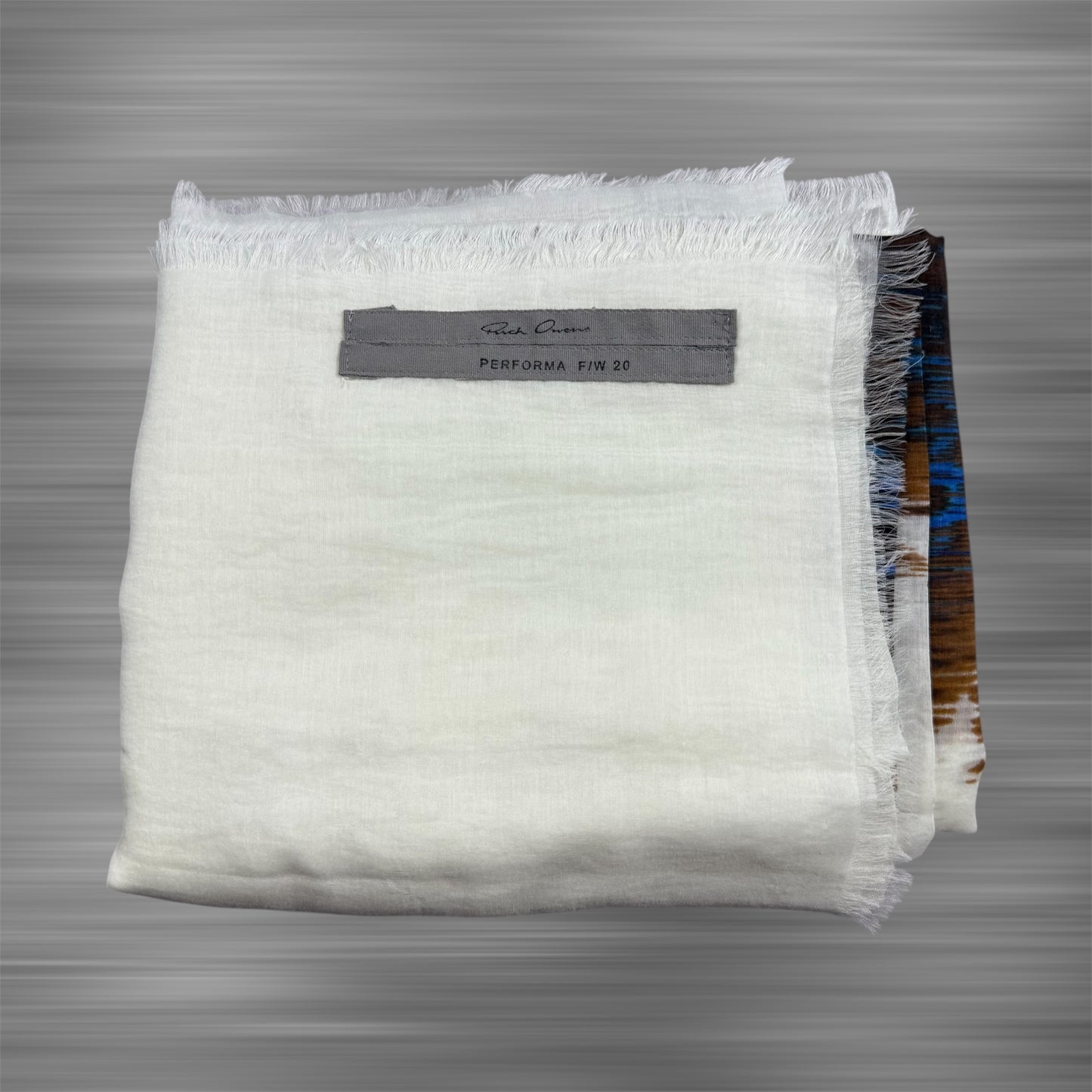 Rick Owens A/W20 “PERFORMA” Leopard Scarf