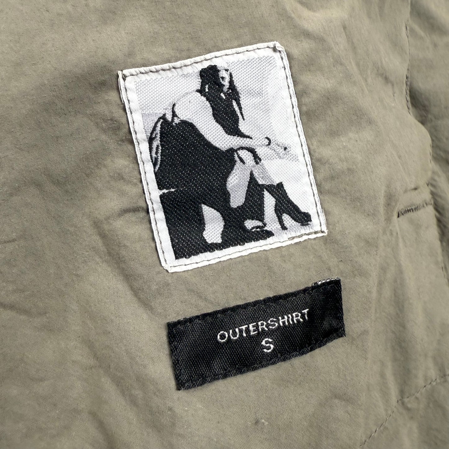 Rick Owens DRKSHDW Woven Padded Jacket Outershirt