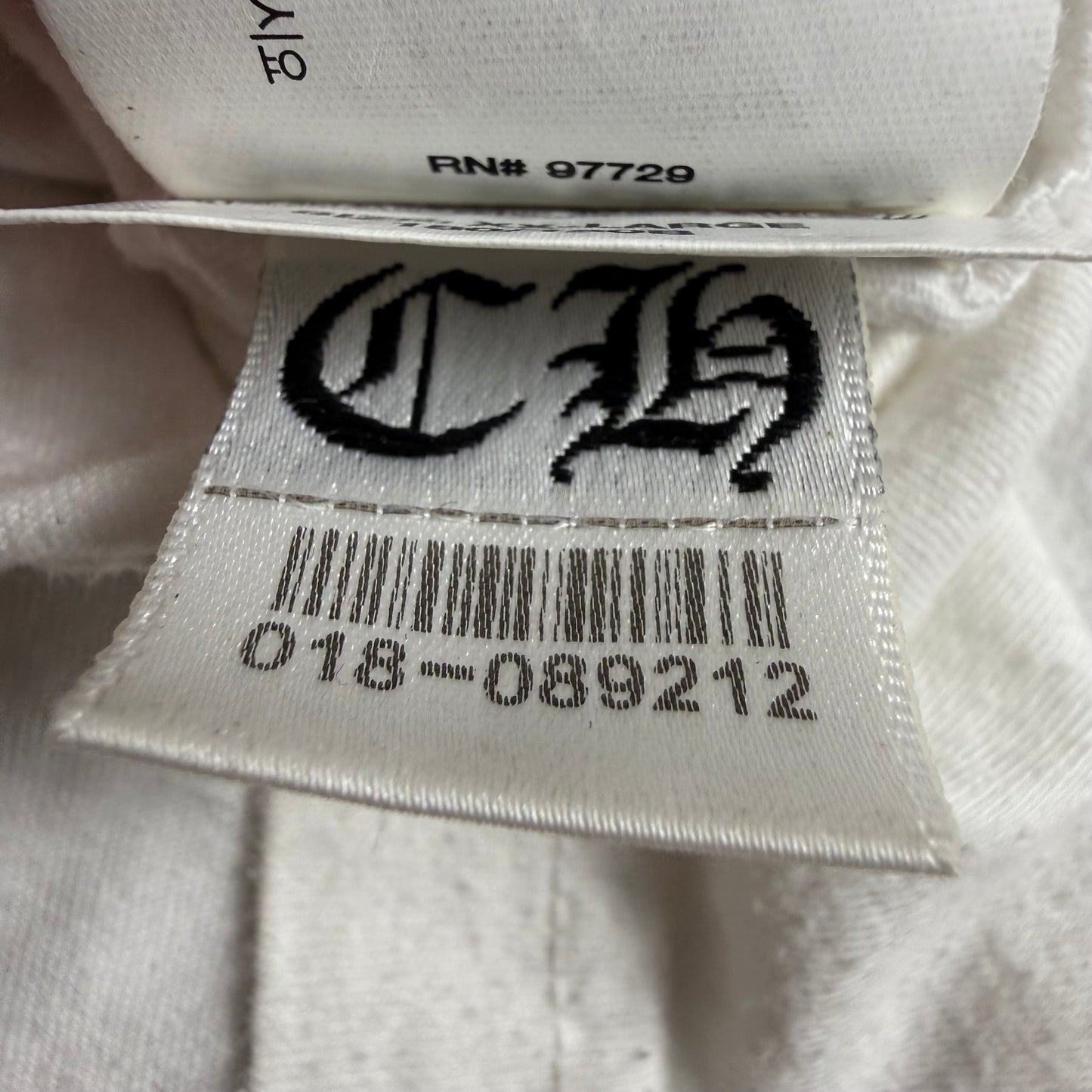 Chrome Hearts Horseshoe Rainbow Logo ‘White’ Long Sleeve