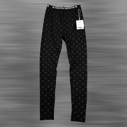 Chrome Hearts All Over Logo Leggings ‘Black’