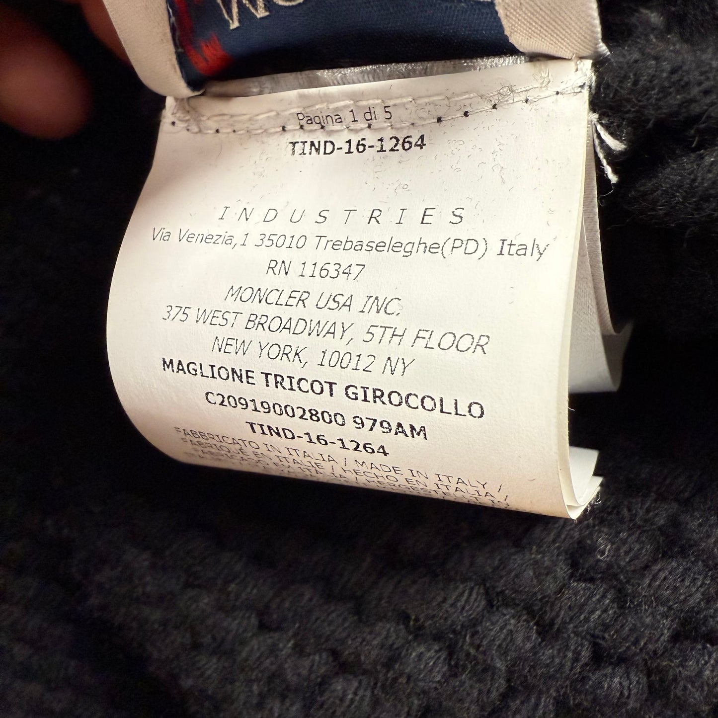 Moncler 2017 Wool Alpaca Sweater Knit