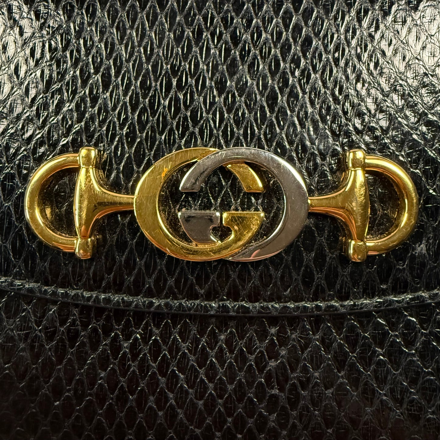 Gucci Zumi Shoulder Bag Python Mini