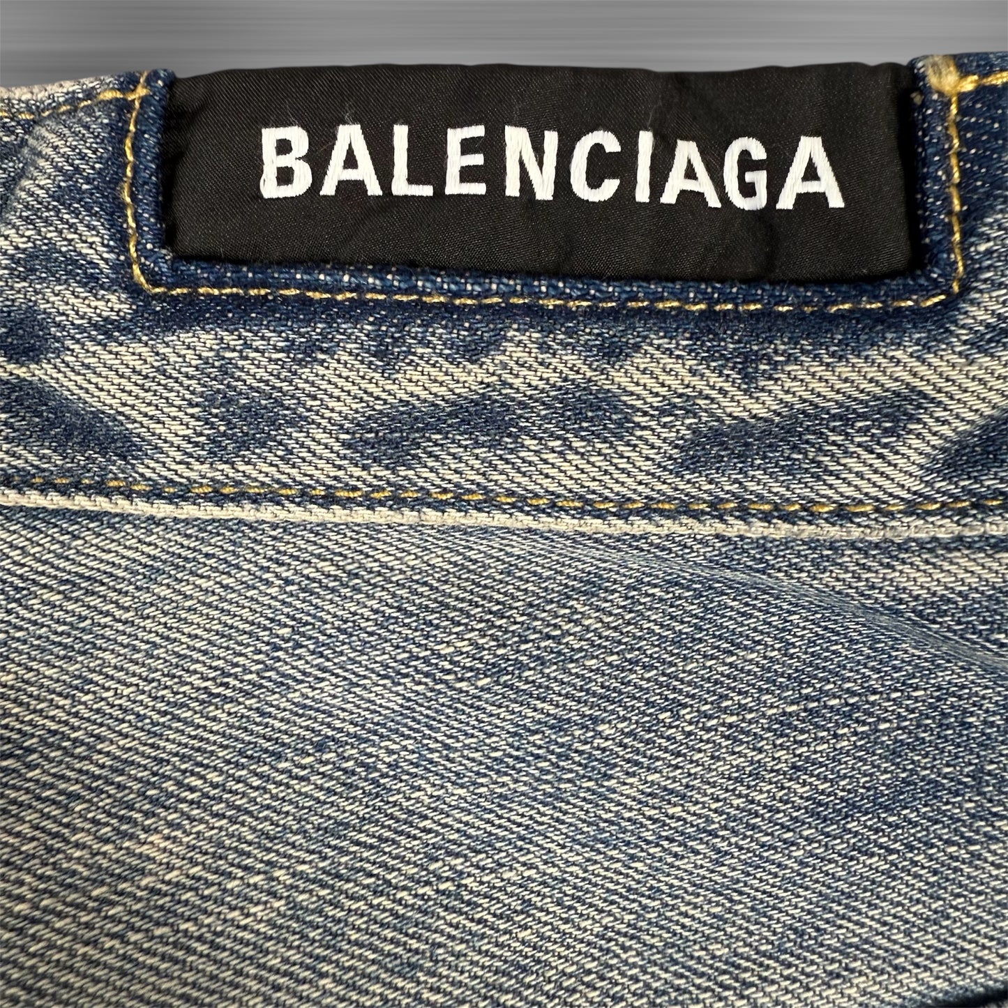 Balenciaga SS24 Light Wash Baggy Jeans