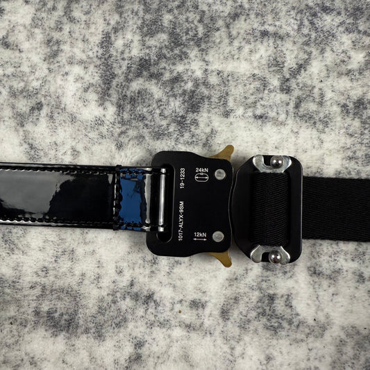 1017 Alyx 9SM Leather Rollercoaster ‘Black’ Belt