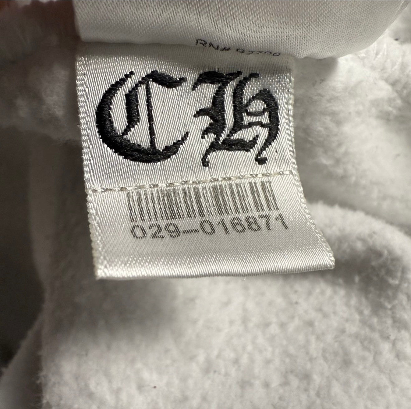 Chrome Hearts X Deadly Doll White Baggy Pants