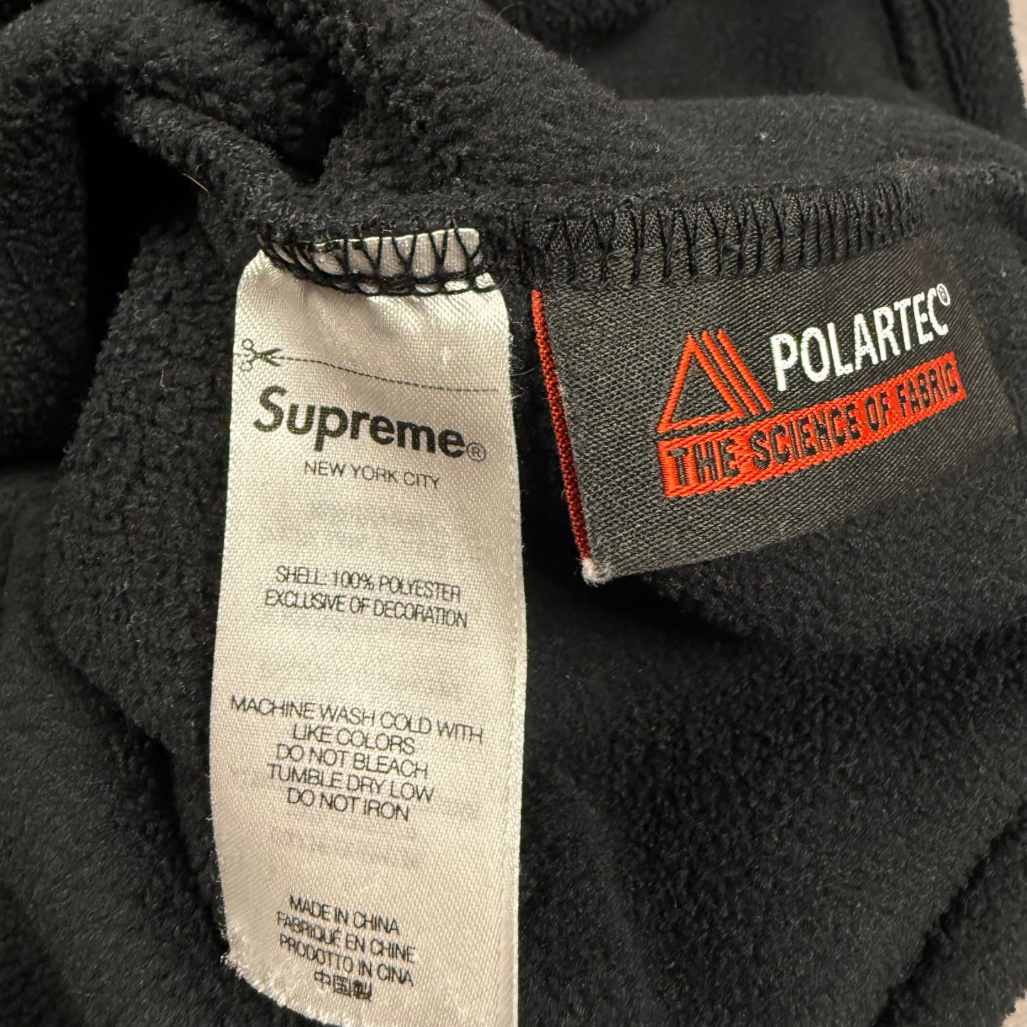 Supreme Polartec Facemask Half Zip ‘Black’ Sweater