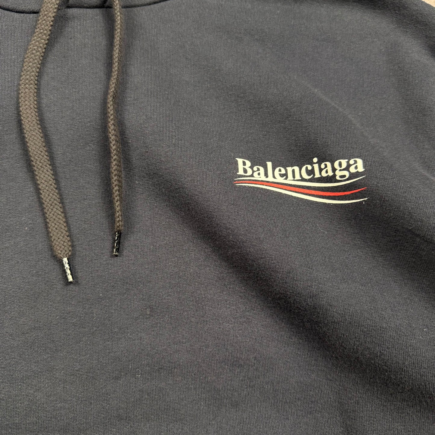 Balenciaga Big Logo ‘Navy’ Hoodie