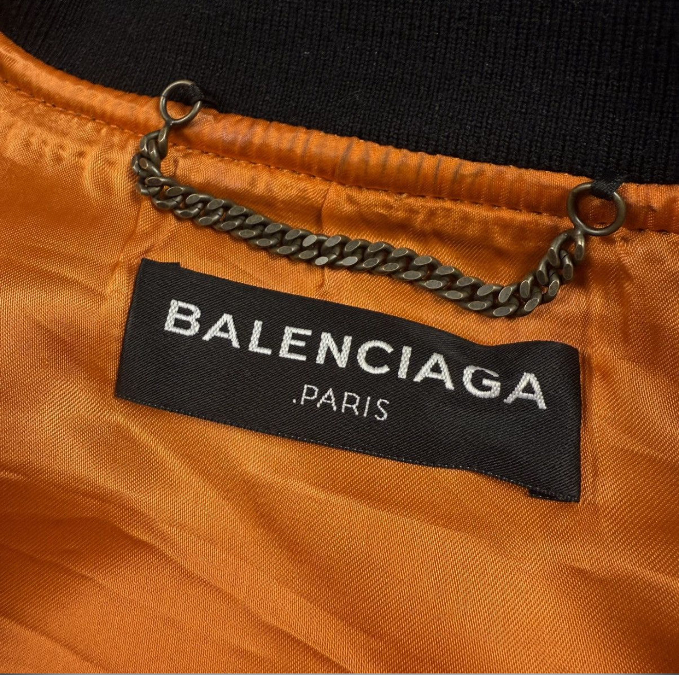 Balenciaga SS17 Runway Padded Shoulders Cropped Bomber Jacket