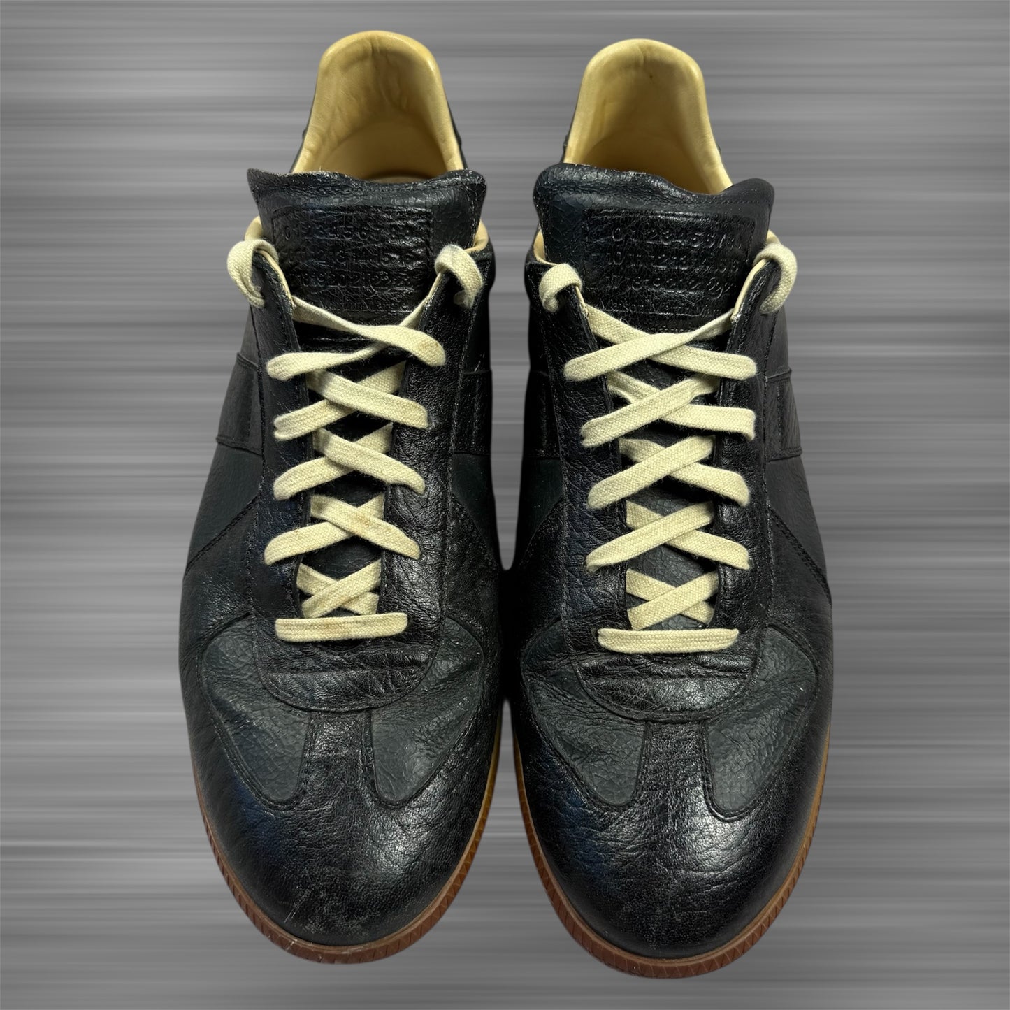 Maison Margiela Replica Gats ‘Black Leather’ Shoes