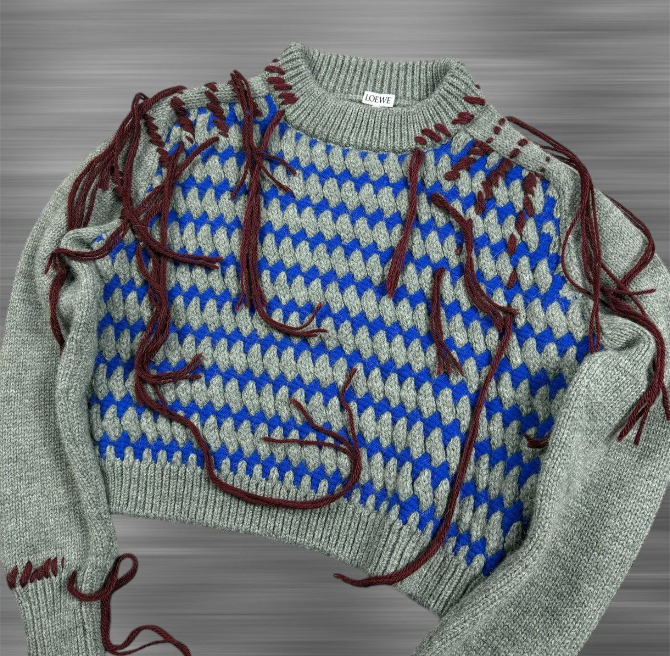 LOEWE Wool Fringe Sweater