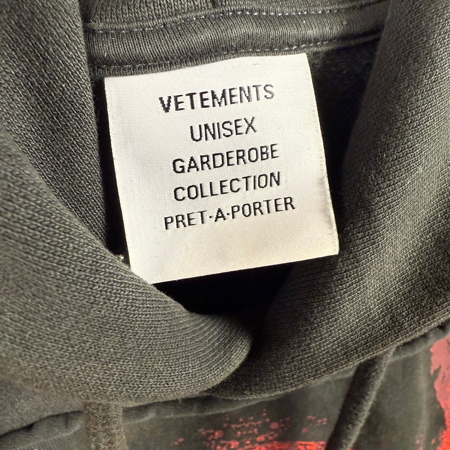 Vetements AW21 Metal Patches Hoodie