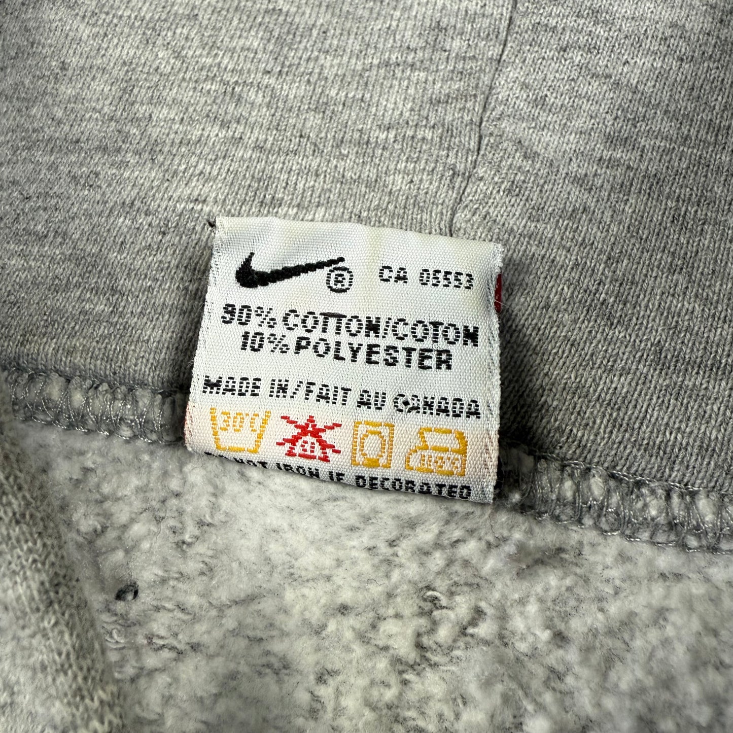 Hoodie Nike 90s Big Back Nylon Logo