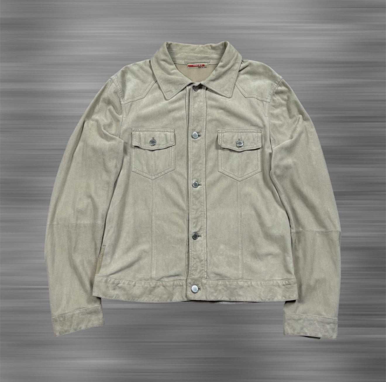 Prada Beige Label Suede Jacket