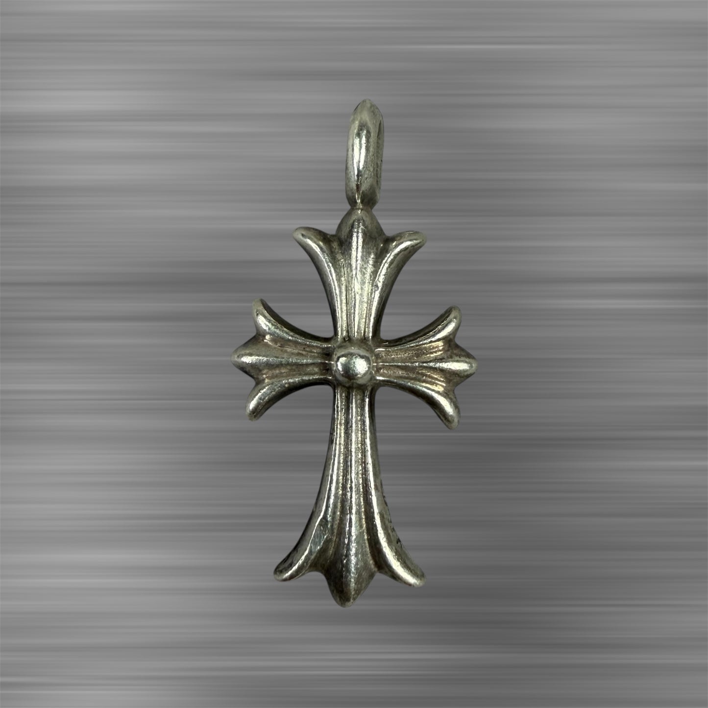 Chrome Hearts Tiny Ruby Cross Pendant