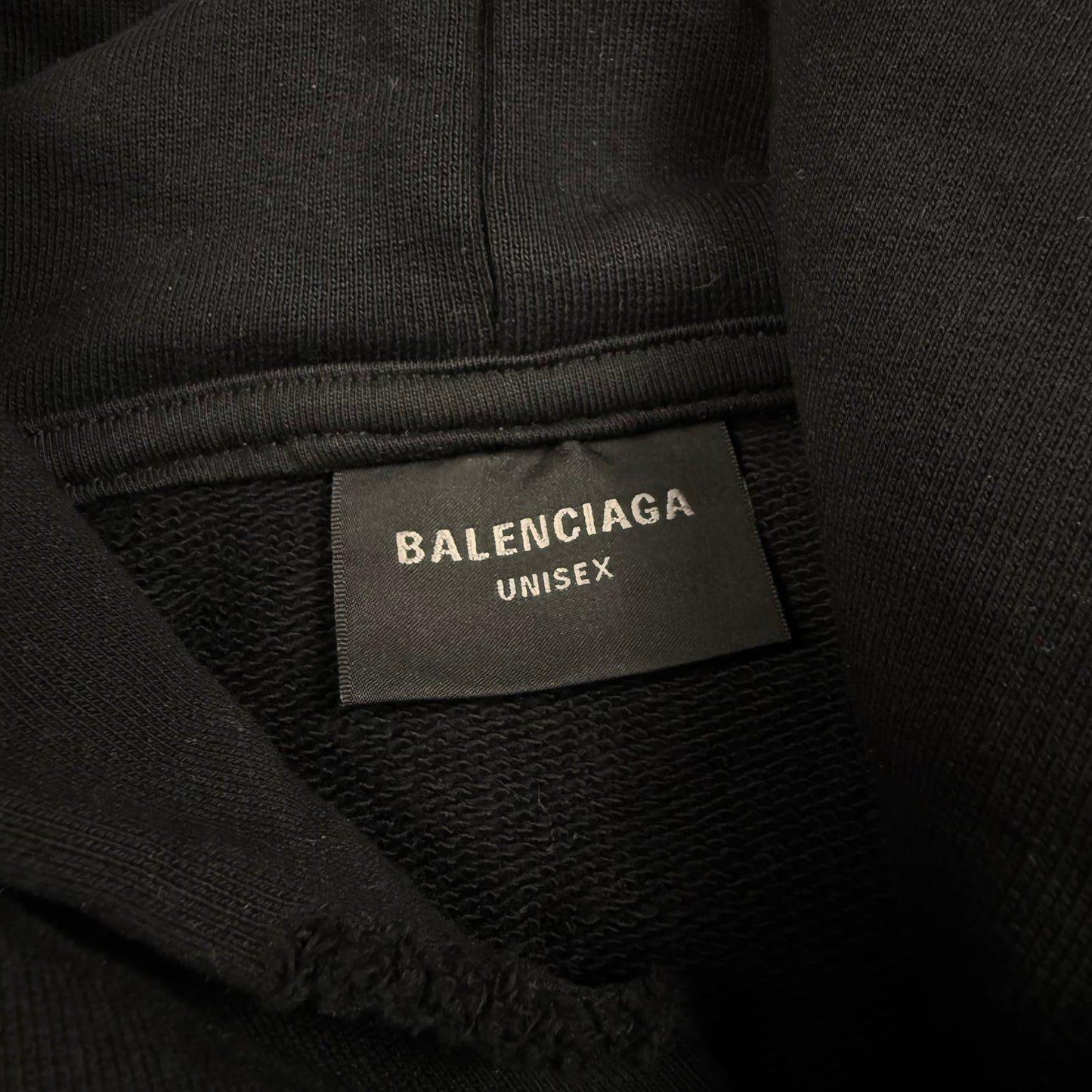 Balenciaga Surfer ‘Black’ Logo Hoodie