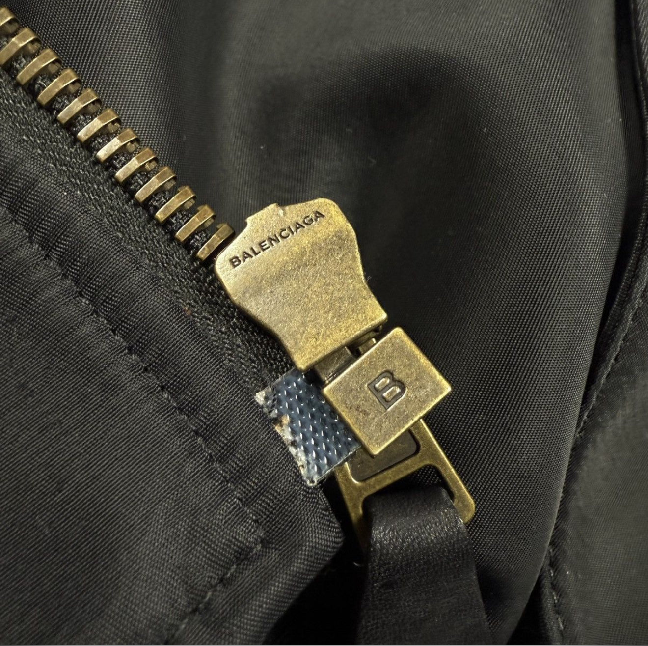 Balenciaga SS17 Runway Padded Shoulders Cropped Bomber Jacket