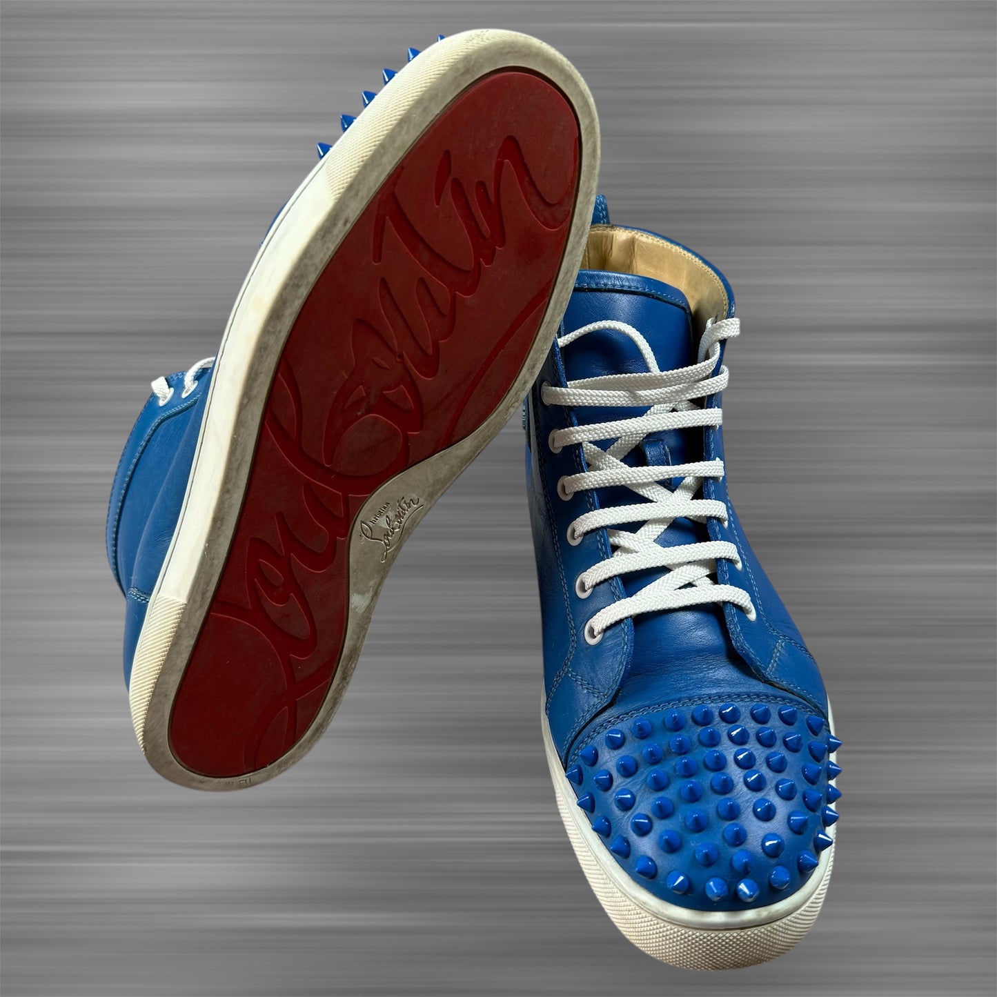 CHRISTIAN LOUBOUTIN High Top Spikes Orlato FLAT Shoes