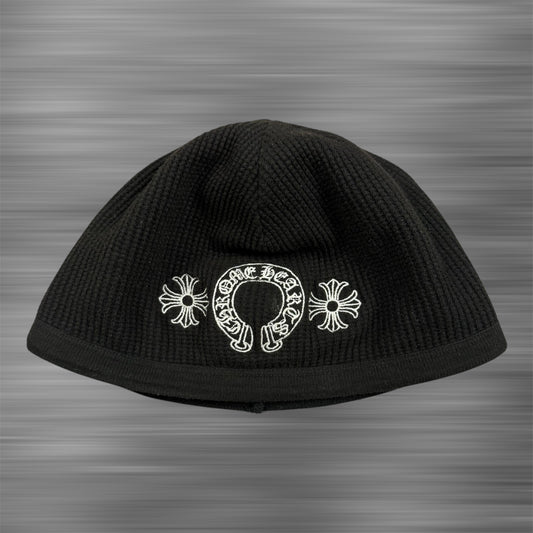 Chrome Hearts Vintage Horseshoe Embroidered Thermal Beanie