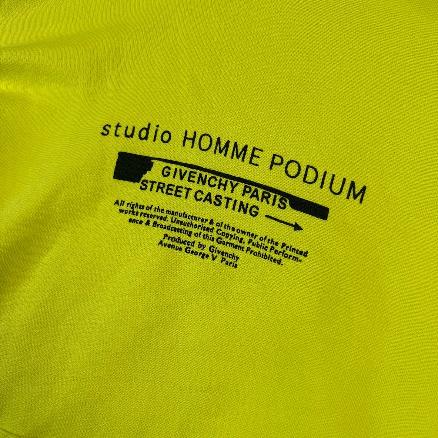 Givenchy Studio Podium ‘Yellow’ Hoodie