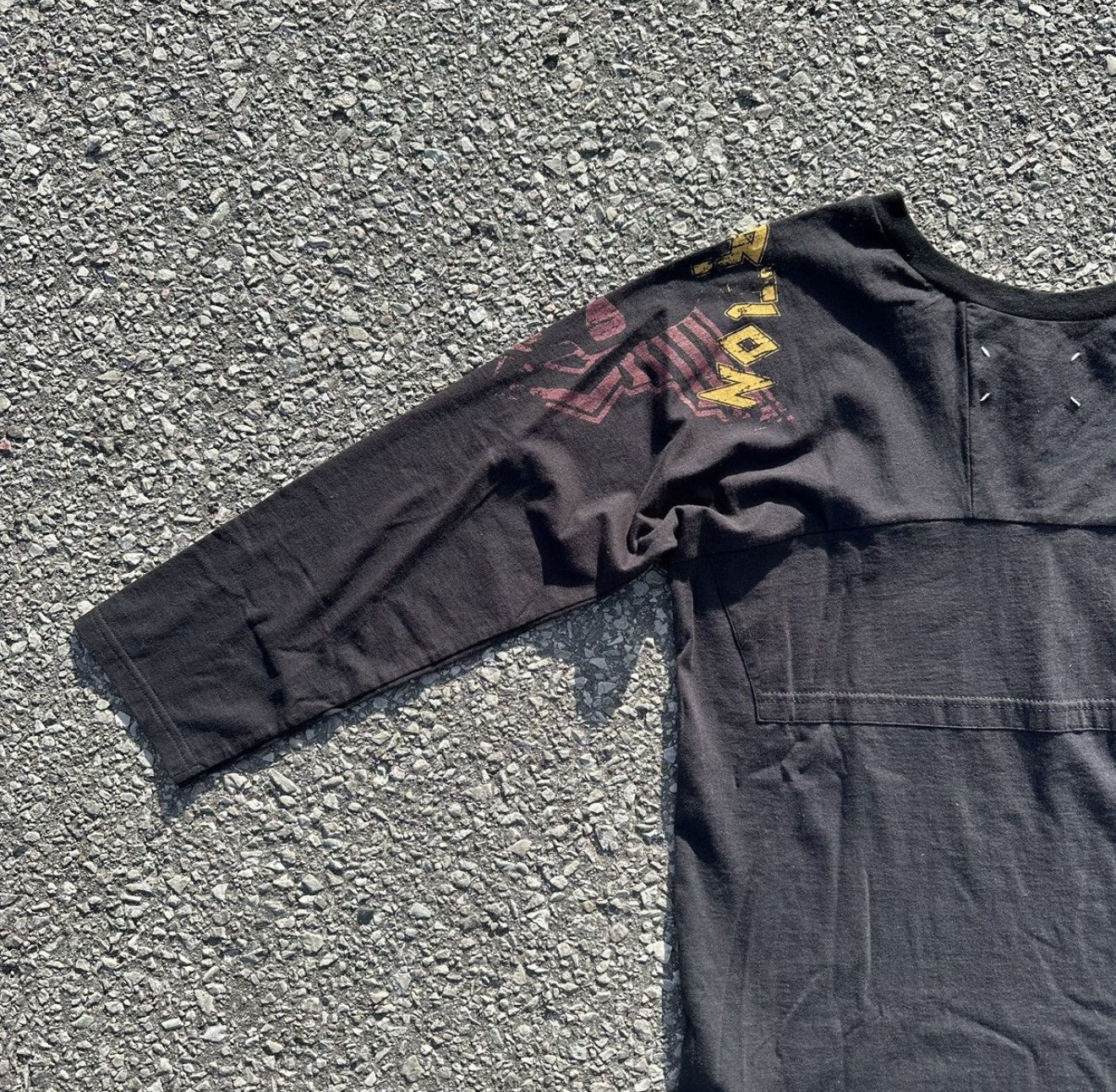 Archive MAISON MARGIELA deconstructed patchwork bank t-shirt