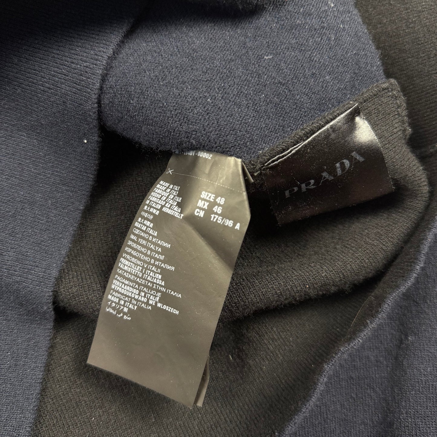 Prada Zip-Up Wool ‘Blue/Navy’ Cardigan