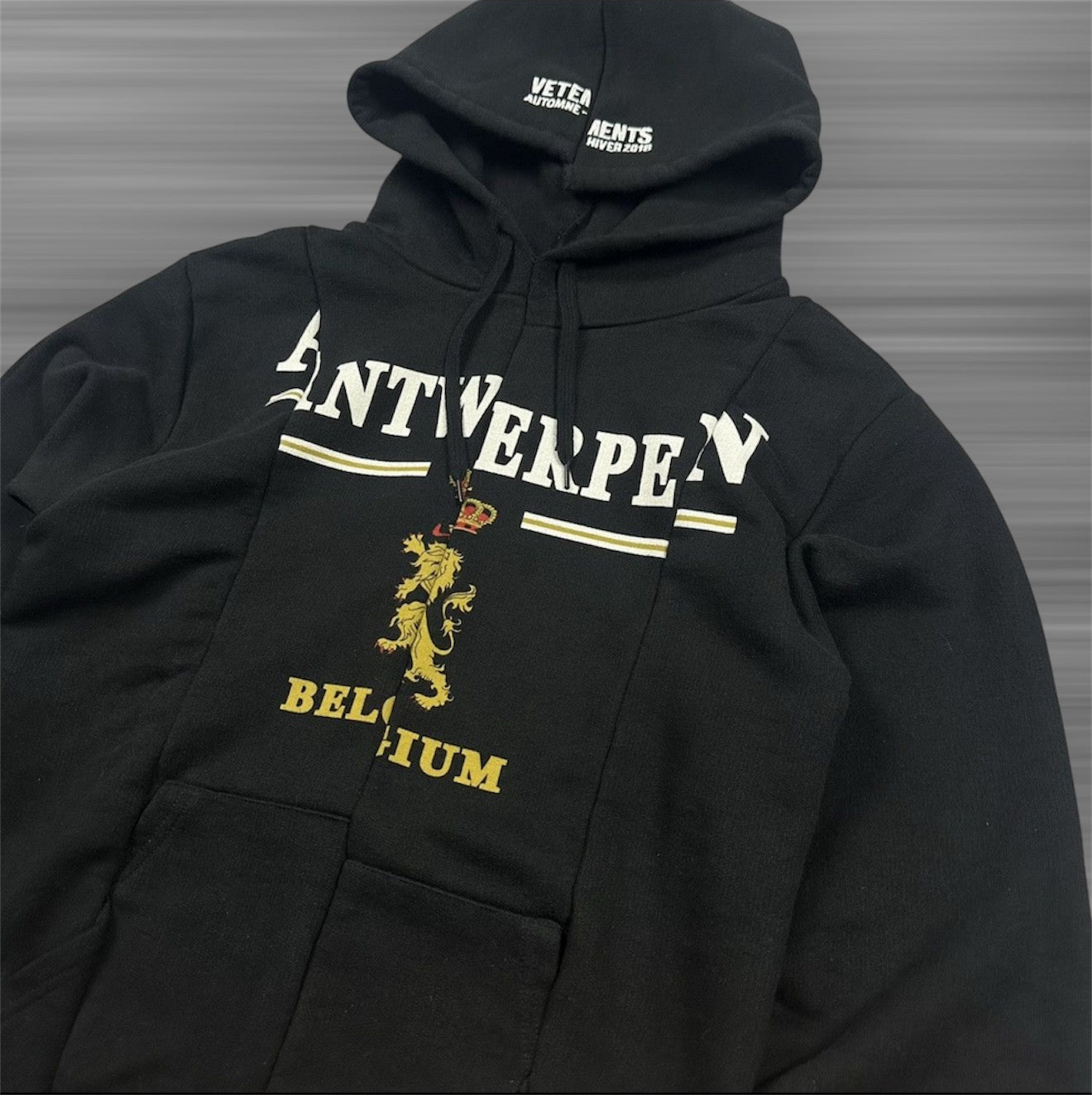 VETEMENTS 2018 Antwerpen Deconstructed Hoodie