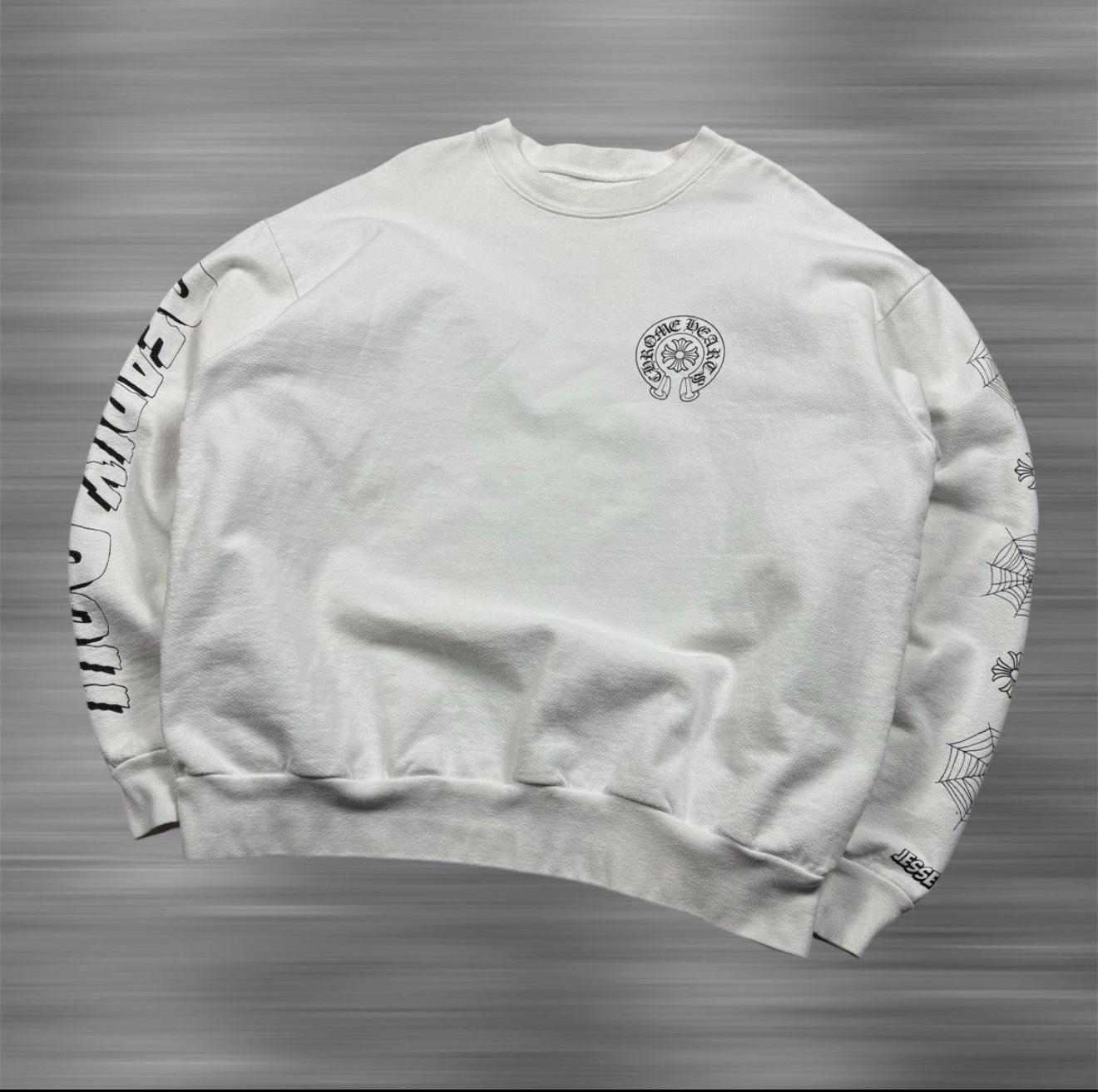 Chrome Hearts X Deadly Doll White Crewneck