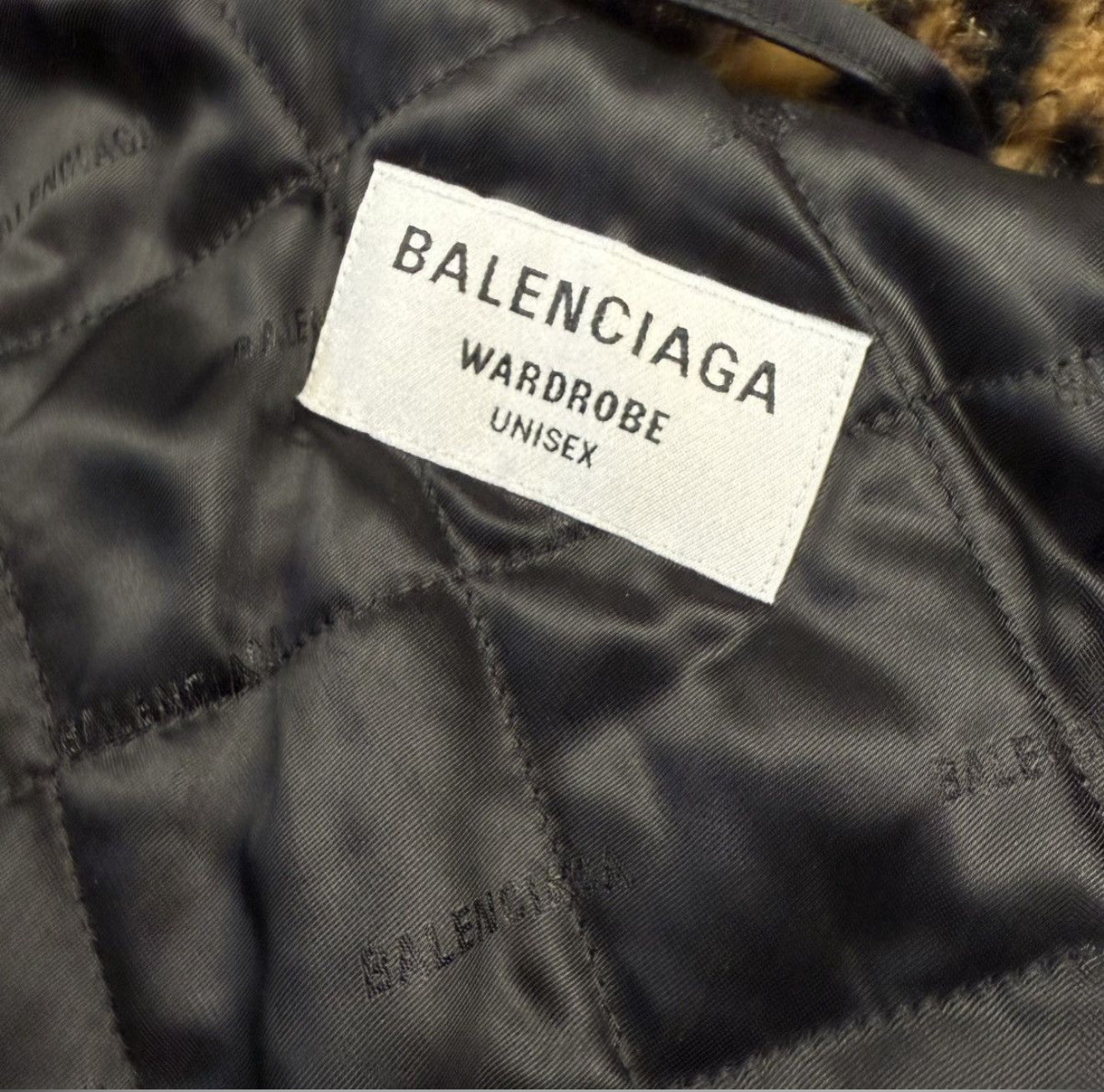 BALENCIAGA Oversized Leopard-Print Faux Fur Jacket
