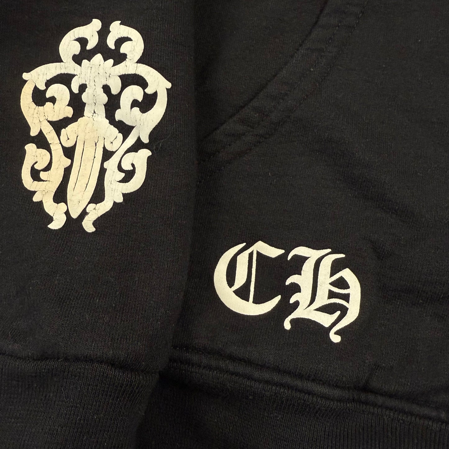Chrome Hearts Thermal Dagger Zip Hoodie ‘Black’