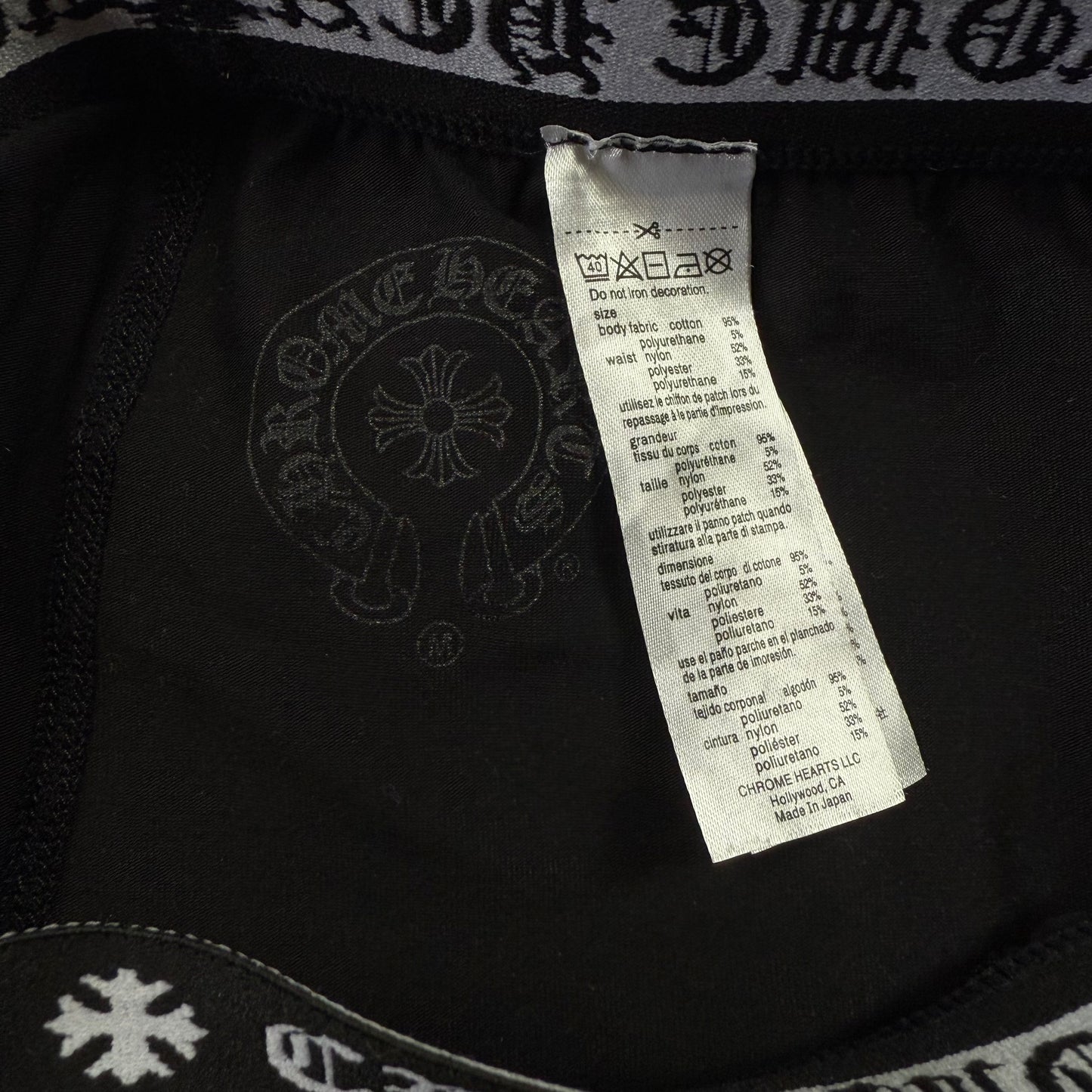 Chrome Hearts All Over Logo Leggings ‘Black’