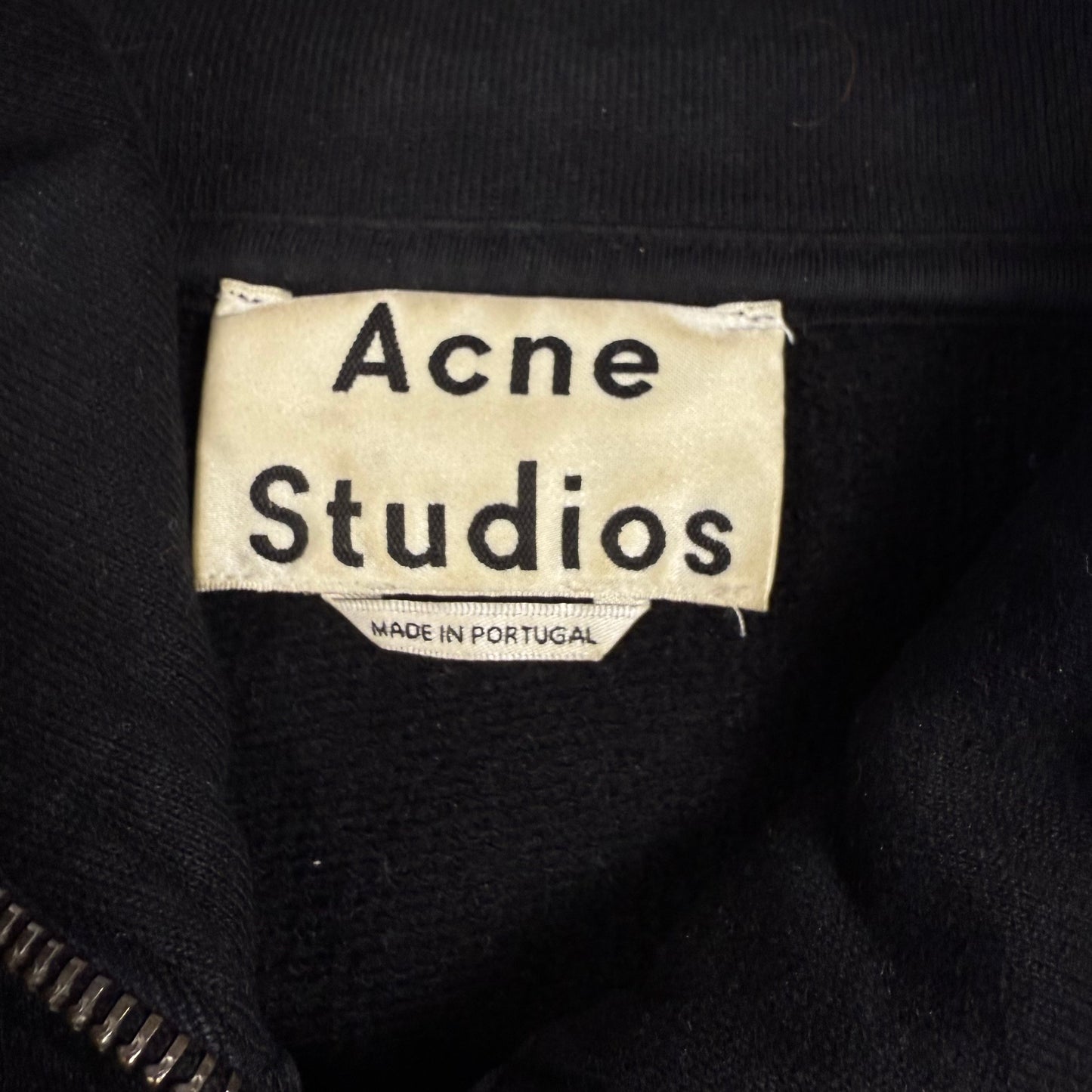 Acne Studios Half-Zip Sweatshirt ‘Black’