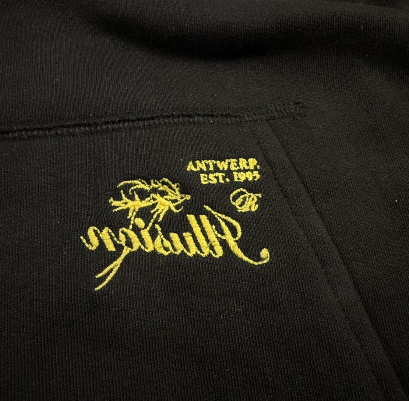 Raf Simons AW19 Black Illusion Collar Sweater