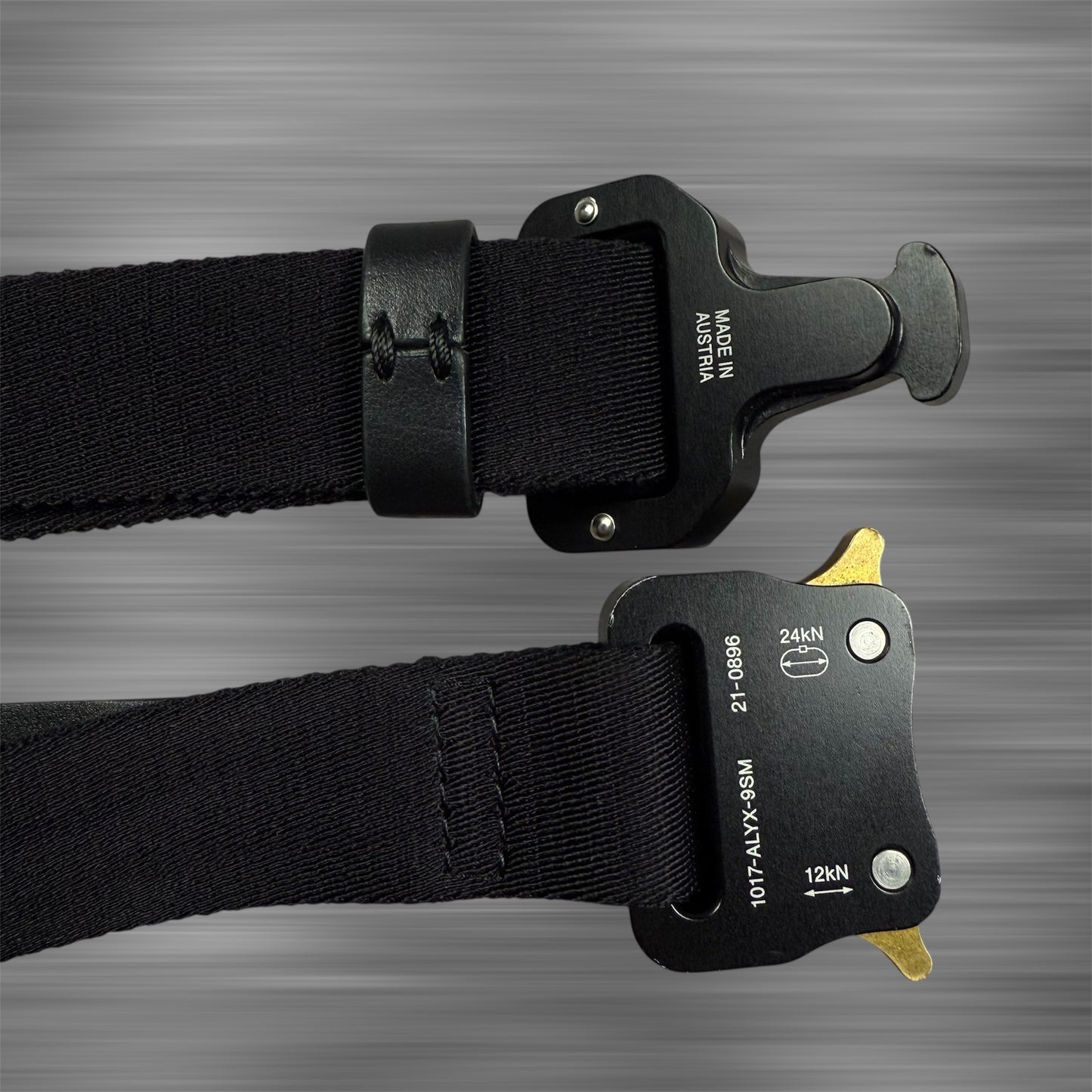 1017 Alyx 9SM Black Rollercoaster Belt