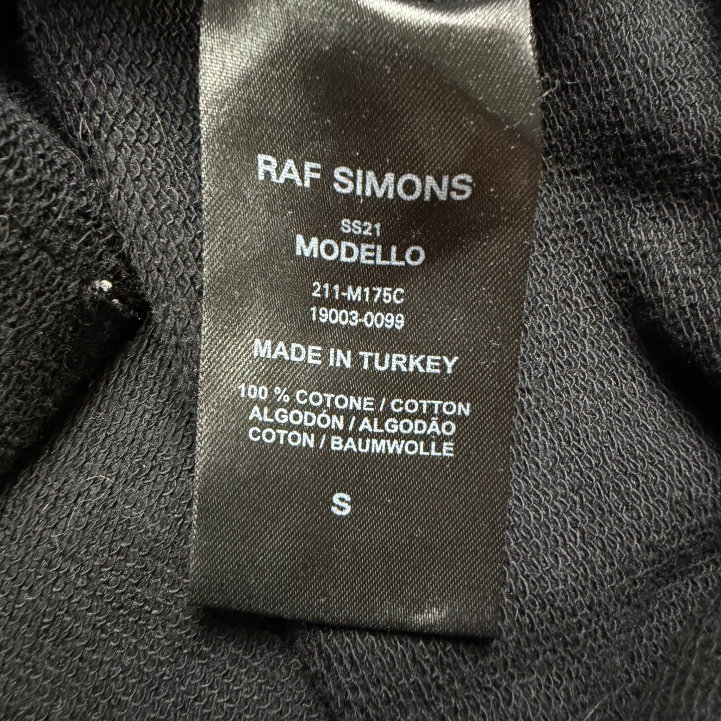 Raf Simons SS21 Portrait Hoodie