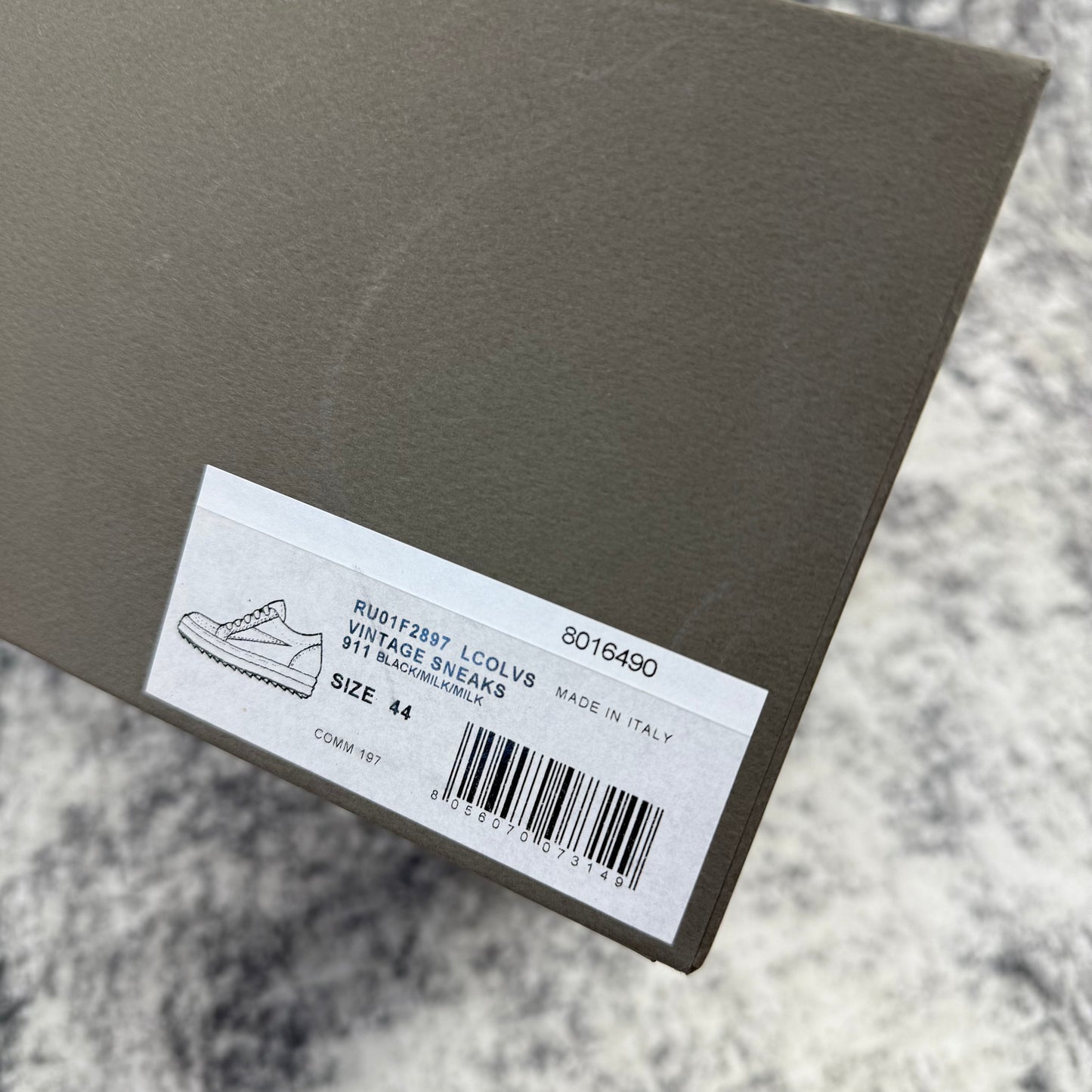 Rick Owens Vintage Vans Leather ‘Black’ Shoes