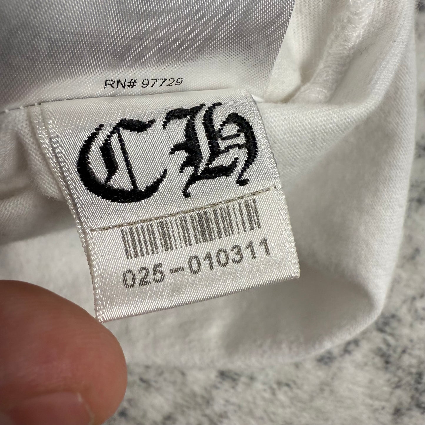Chrome Hearts Horse Shoe ‘White’ Logo Pocket T-Shirt