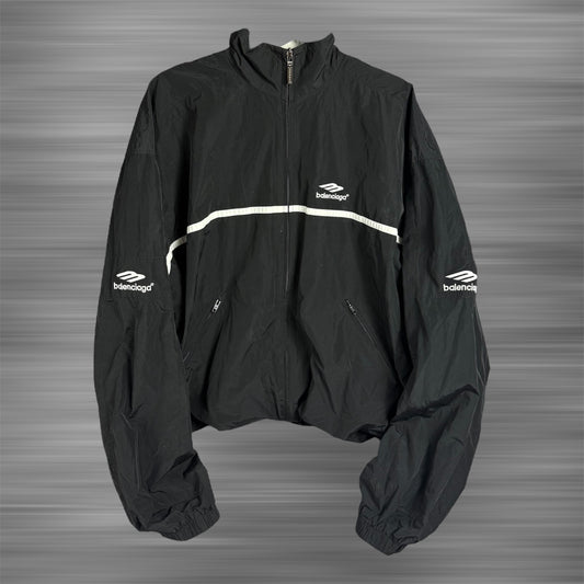 Balenciaga 3B Logo Cropped Track Jacket