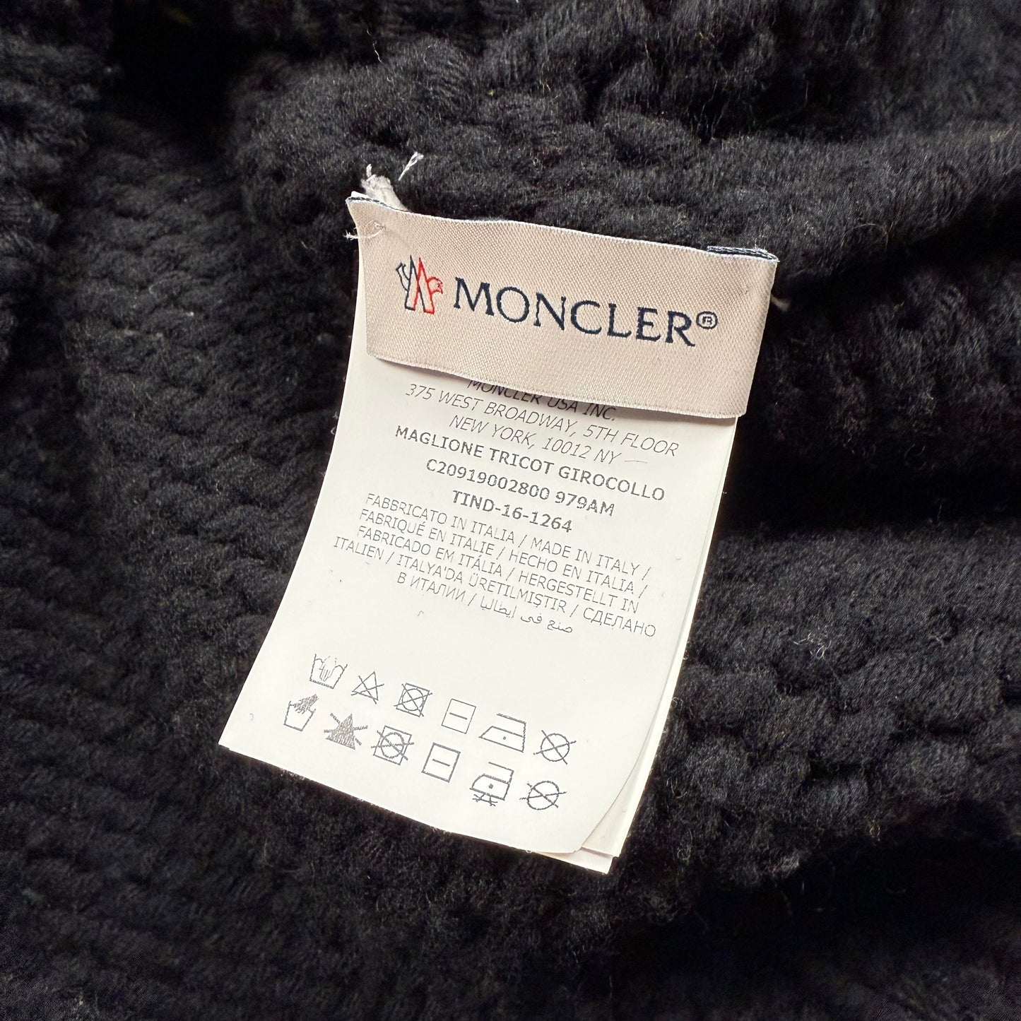 Moncler 2017 Wool Alpaca Sweater Knit