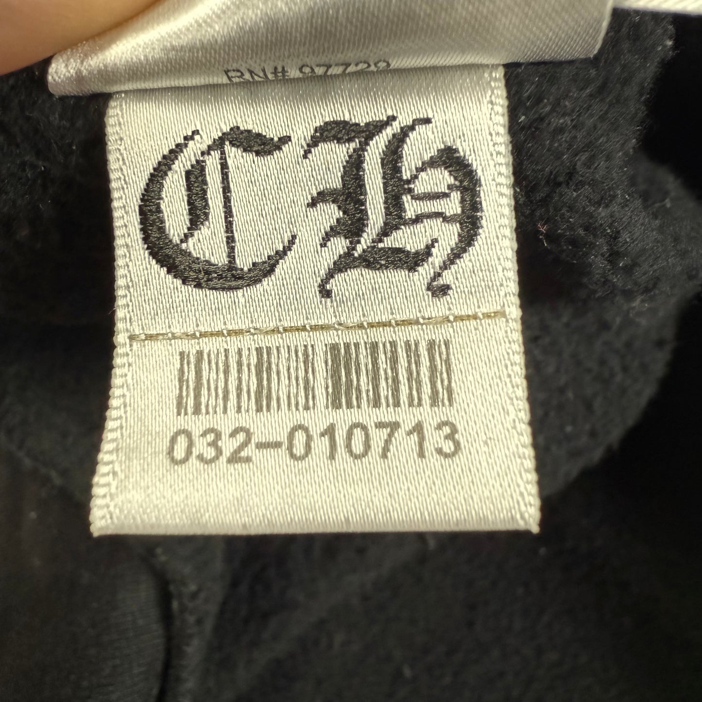 Chrome Hearts Vertical Black Hoodie