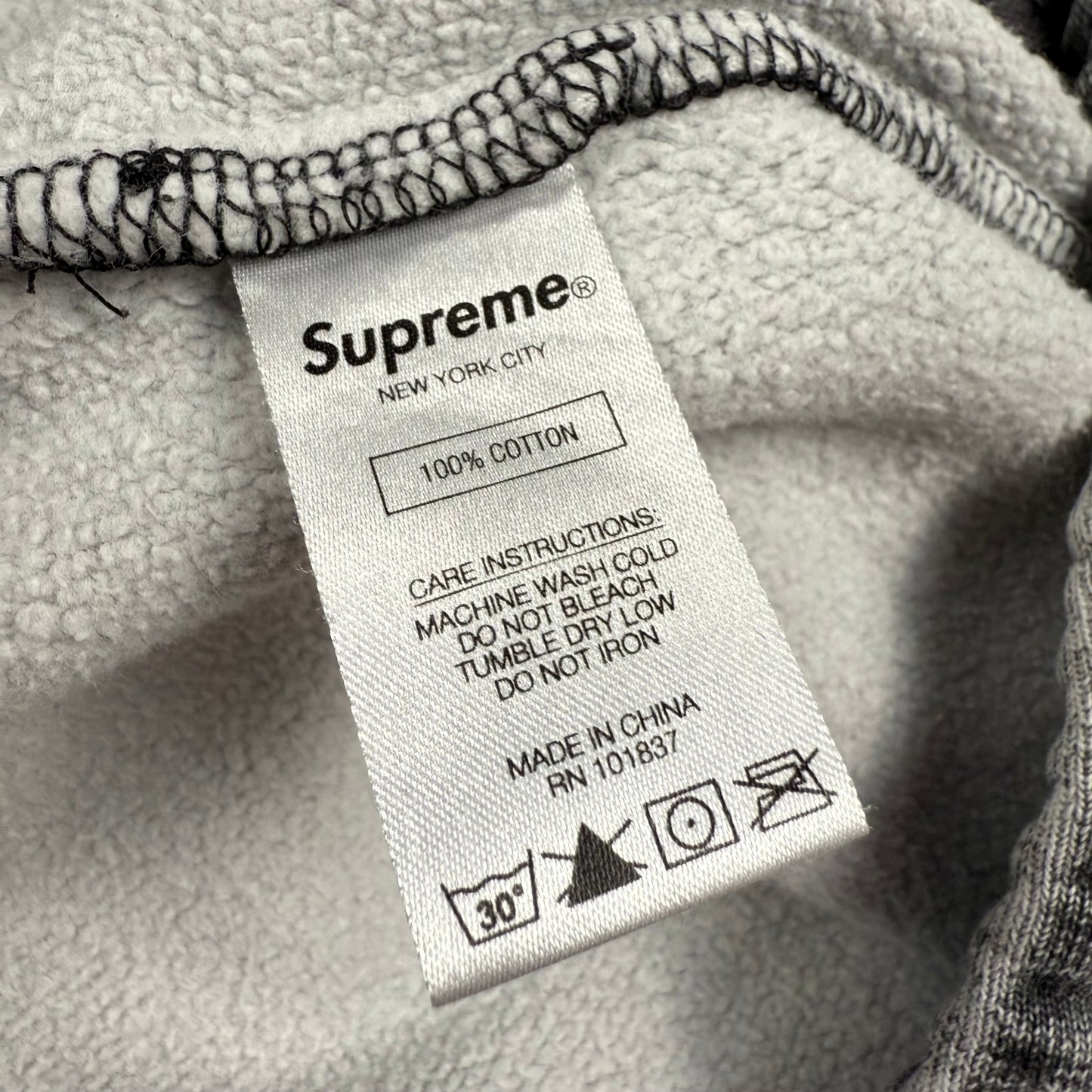 Supreme FW20 Studded Collars ‘Gray’ Sweatpants
