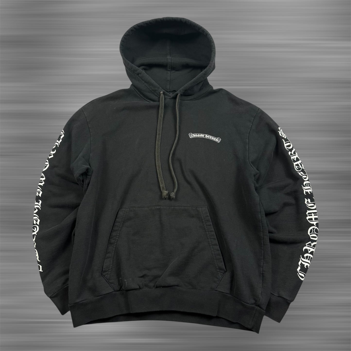 Chrome Hearts Scroll Logo ‘Black’ Hoodie