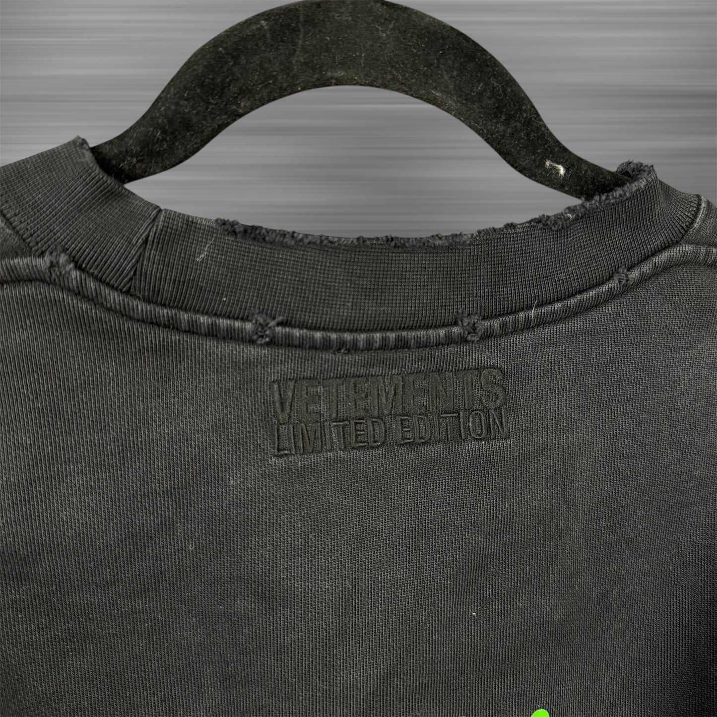 Vetements ‘I’m not doing shit today.’ Oversized Sweater