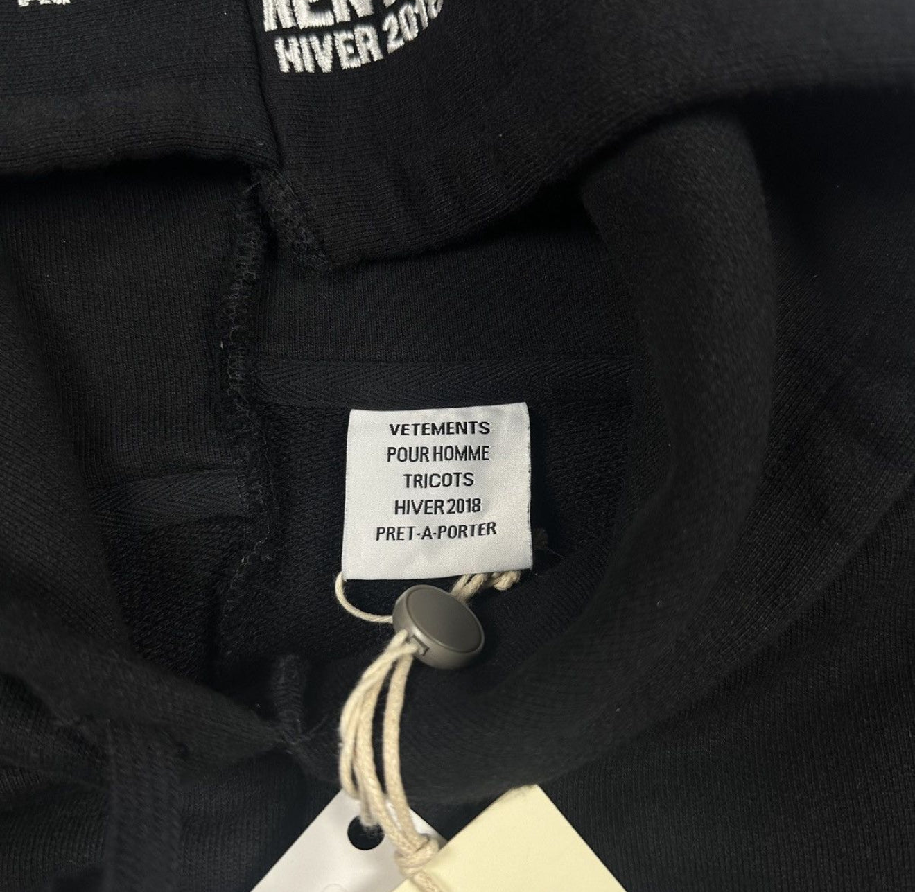 VETEMENTS 2018 Antwerpen Deconstructed Hoodie